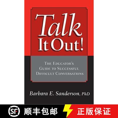 【3-4周达】Talk It Out! : The Educator's Guide to Successful Difficult Conversations [9781596670082]