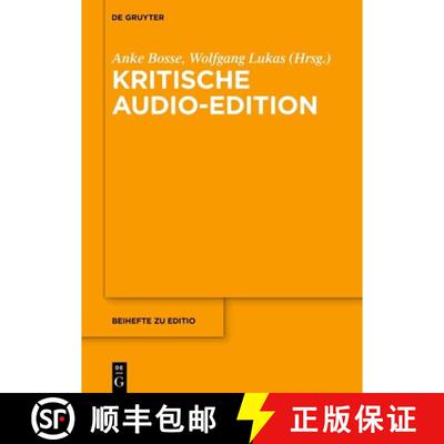 【3-4周达】精装 Kritische Audio–Edition [9783111350943]
