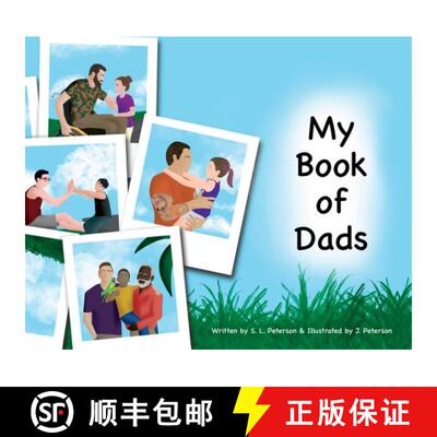 【3-4周达】精装 My Book of Dads [9781088145487]