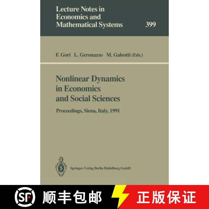 【3-4周达】Nonlinear Dynamics in Economics and Social Sciences: Proceedings of the Second Informal Wo... [9783540567042]