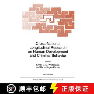 【3-4周达】Cross-National Longitudinal Research on Human Development and Criminal Behavior [9780792326205]