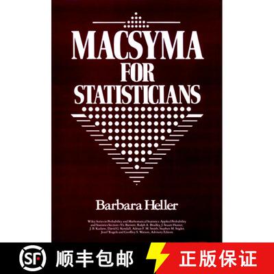 【3-4周达】Macsyma For Statisticians [Wiley统计学] [9780471625902]