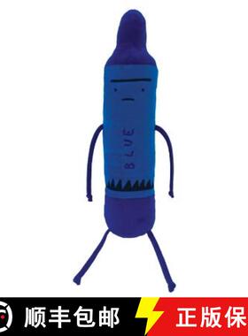 预订 The Day the Crayons Quit Blue 12 Plush [9781579824204]