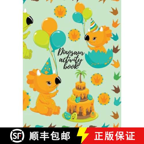 【3-4周达】Dinosaur activity book [9781716384103]