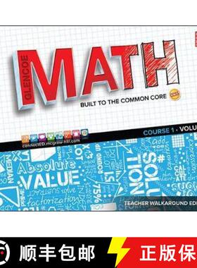 【3-4周达】Glencoe Math, Course 1, Teacher Walkaround Edition, Volume 1 [9780021381081]