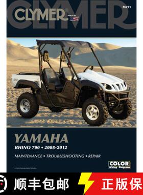 【3-4周达】Clymer Yamaha Rhino 700, 2008-2012 [9781599695419]