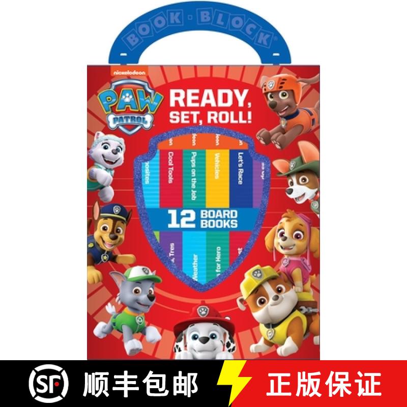【3-4周达】Nickelodeon Paw Patrol: Ready, Set, Roll! 12 Board Books: 12 Board Books [9781503760264]