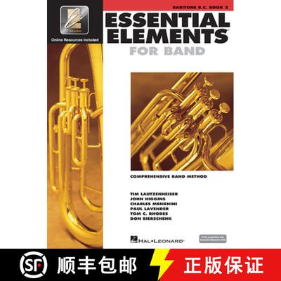 【3-4周达】Essential Elements for Band - Baritone B.C. - Book 2 with Eei (Book/Online Audio) [9780634012976]
