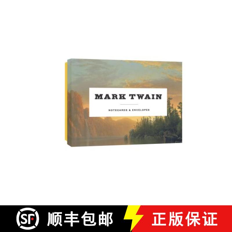 【3-4周达】Mark Twain Notecards: 12 Literary Notecards with Envelopes (Wit and Wisdom from Mark Twain... [9781616898618]