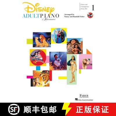 【3-4周达】Adult Piano Adventures - Disney Book 1: Classic and Contemporary Disney Hits [9781616772383]