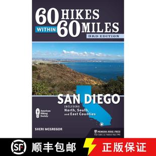 Within and Counties Hikes North Diego San 4周达 9781634040242 East South Miles Including