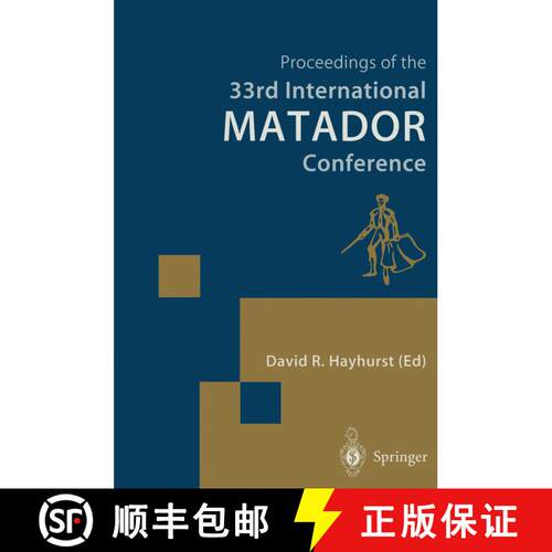 【3-4周达】Proceedings of the 33rd International MATADOR Conference : Formerly The International Mach... [9781447112006]