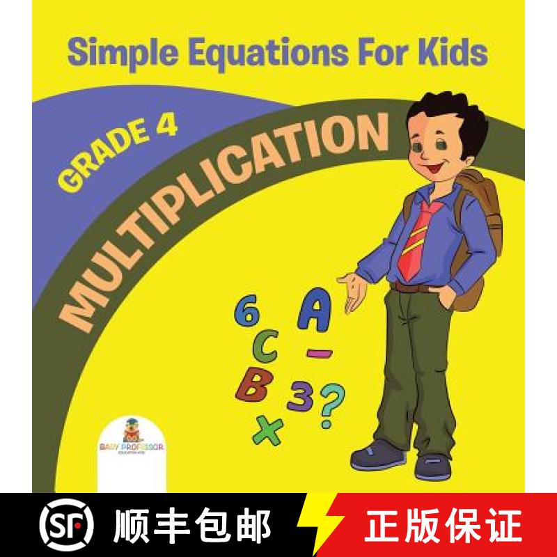 【3-4周达】Grade 4 Multiplication: Simple Equations For Kids (Math Books) [9781682123324]
