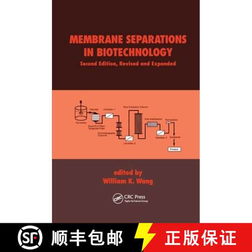 【3-4周达】Membrane Separations in Biotechnology [9780367397432]