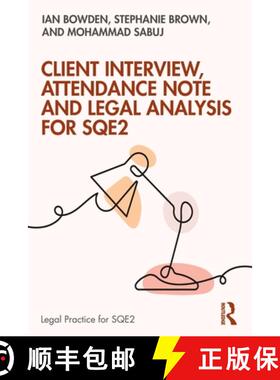 【3-4周达】Client Interview, Attendance Note and Legal Analysis for Sqe2 [9781032856285]