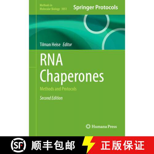 【3-4周达】精装 RNA Chaperones: Methods and Protocols (Second Edition 2026) [9781071653715]