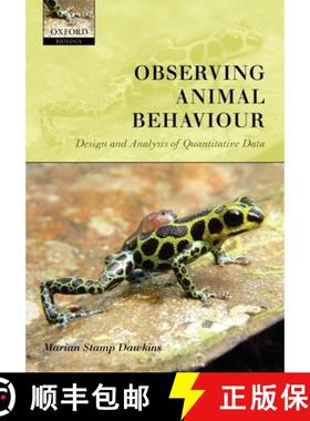 【3-4周达】Observing Animal Behaviour: Design and Analysis of Quantitive Controls [9780198569367]