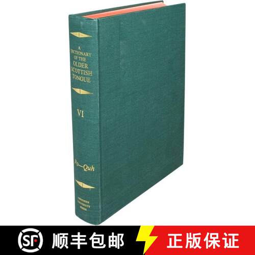 【3-4周达】精装 A Dictionary of the Older Scottish Tongue from the Twelfth Century to the End of the ... [9780080306742]