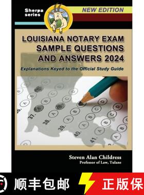 【3-4周达】Louisiana Notary Exam Sample Questions and Answers 2024: Explanations Keyed to the Officia... [9781610275057]