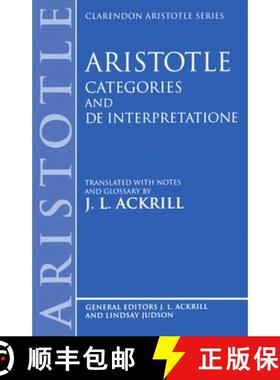 【3-4周达】Aristotle Categories and de Interpretatione [9780198720867]
