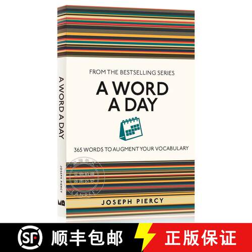 现货 每日一词 简装 A Word a Day: 365 Words to Augment Your Vocabulary [9781789293647]