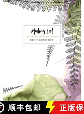 【3-4周达】Mailing List - Opt-in Sign up book [9781988821573]