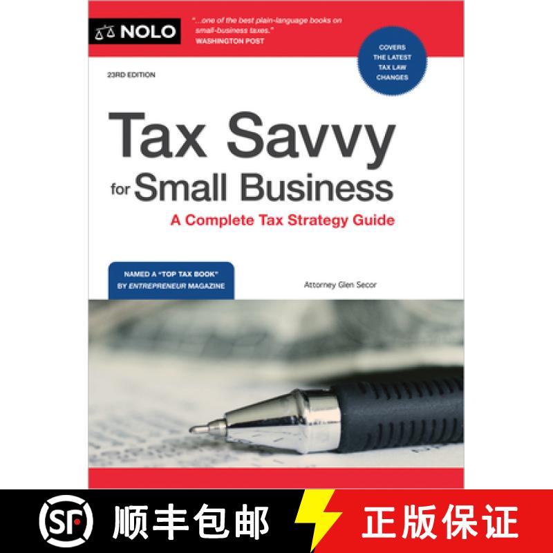 【3-4周达】Tax Savvy for Small Business: A Complete Tax Strategy Guide [9781413332315]