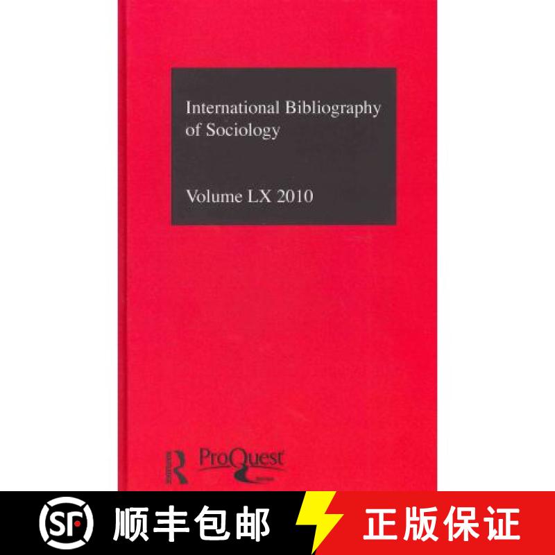 【3-4周达】IBSS: Sociology: 2010 Vol.60: International Bibliography of the Social Sciences [9780415692922]