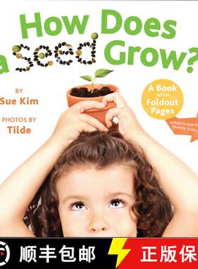 【3-4周达】How Does a Seed Grow?: A Book with Foldout Pages [9781416994350]