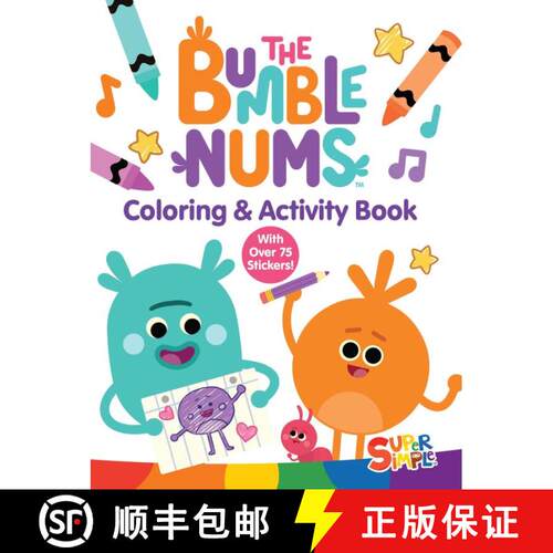 【3-4周达】The Bumble Nums Coloring & Activity Book (A Super Simple Coloring & Activity Book): With O... [9780486855929]