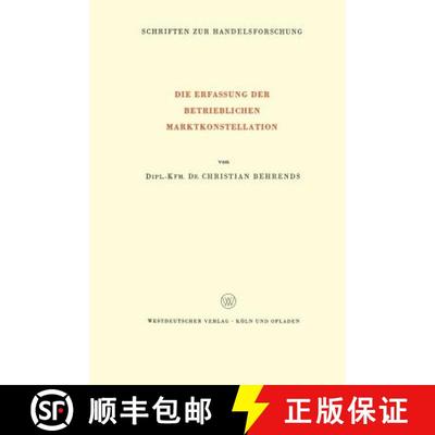 【3-4周达】Die Erfassung der Betrieblichen Marktkonstellation [9783322980939]