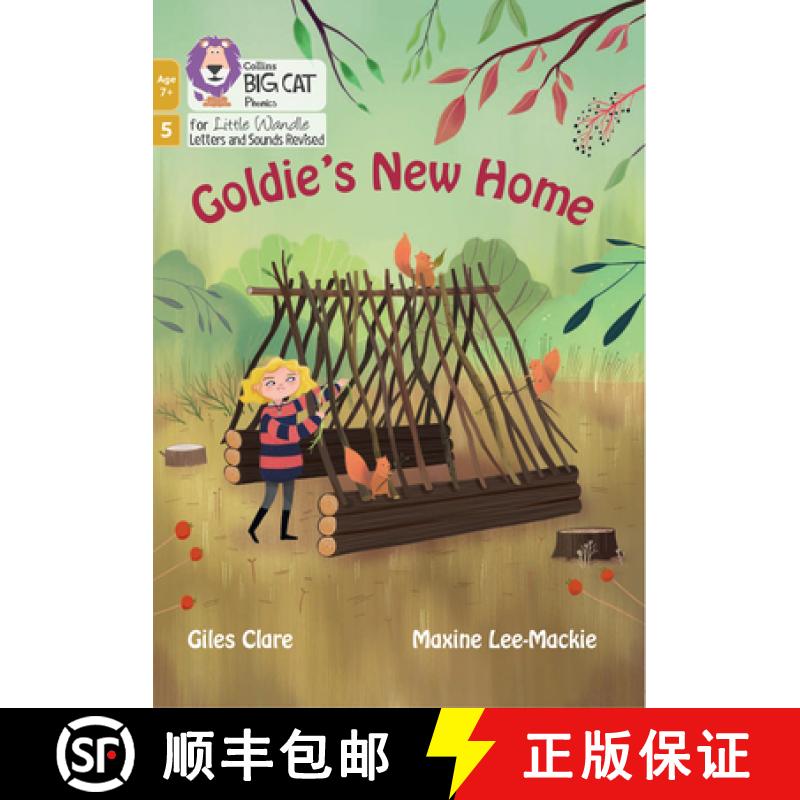 【3-4周达】Goldie's New Home: Phase 5 Set 2 [9780008551995]