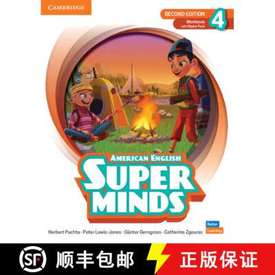 【3-4周达】Super Minds Level 4 Workbook with Digital Pack American English [9781108920889]