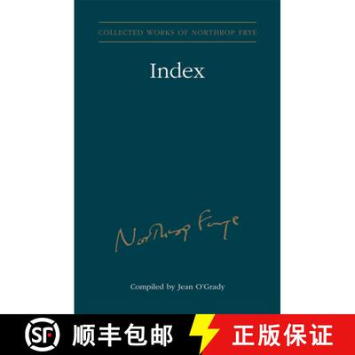 【3-4周达】Index to the Collected Works of Northrop Frye – Vol. 30 [9781442645226]