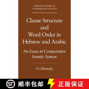Word Comparative Order and Clause Semitic Essay Syntax Arabic Structure 4周达 9780195108675 Hebrew