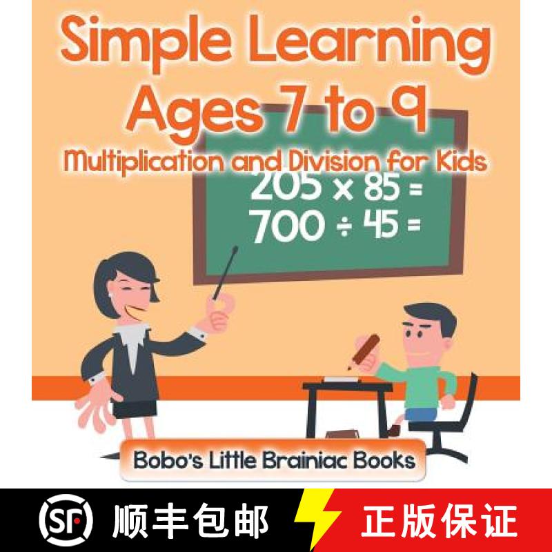 预订 Simple Learning Ages 7 to 9 - Multiplication and Division for Kids [9781683278771]