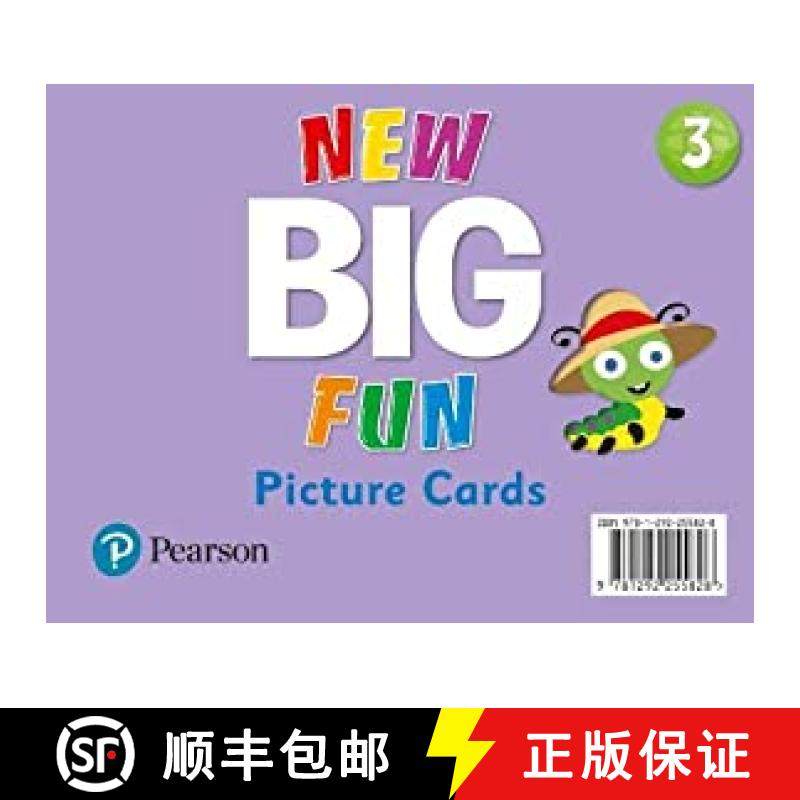 【3-4周达】New Big Fun - (AE) - 2nd Edition (2019) - Picture Cards - Level 3 [9781292255828]