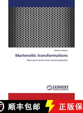 预订 Martensitic transformations [9786139862719]