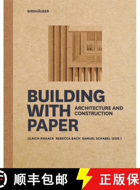 【3-4周达】Building with Paper – Architecture and Construction [9783035621532]