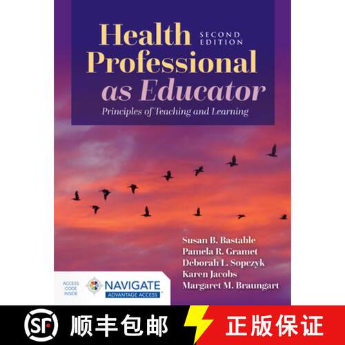 【3-4周达】Health Professional as Educator: Principles of Teaching and Learning: . [9781284230819]
