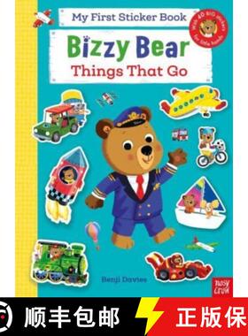 【3-4周达】Bizzy Bear: My First Sticker Book Things That Go [9781839948060]