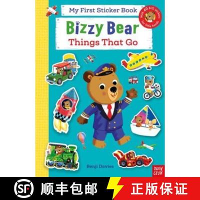 【3-4周达】Bizzy Bear: My First Sticker Book Things That Go [9781839948060]