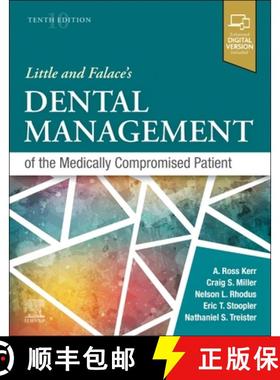 【3-4周达】Little and Falace's Dental Management of the Medically Compromised Patient [9780323809450]