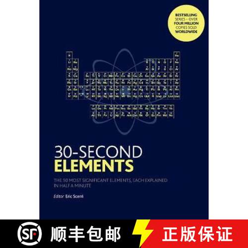 【3-4周达】30-Second Elements: The 50 most significant elements, each explained in half a minute [9781785784149]
