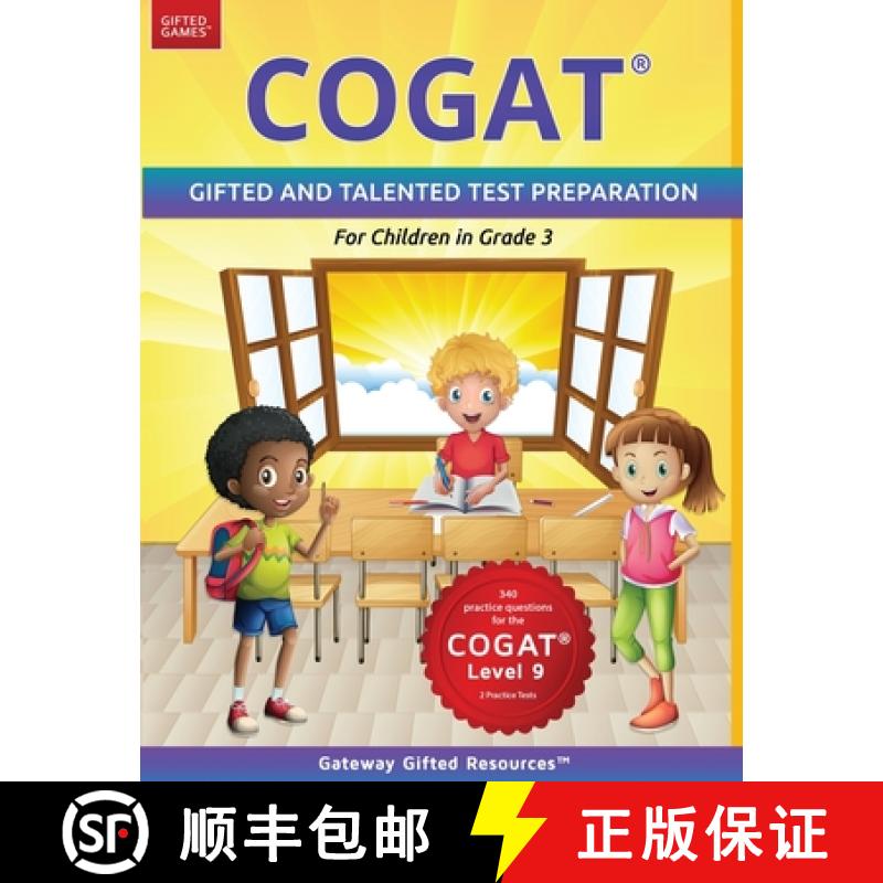 COGAT Test Prep Grade 3 Level 9: Gifted and Talented Test Preparation Book - Practice Test/Workbook f... [9781733113212]