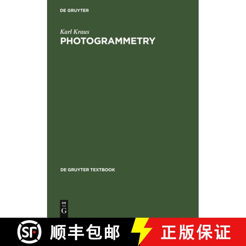 【3-4周达】Photogrammetry: Geometry from Images and Laser Scans [9783110190076]