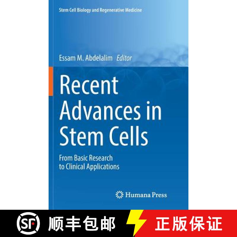 【3-4周达】Recent Advances in Stem Cells : From Basic Research to Clinical Applications [9783319814728]