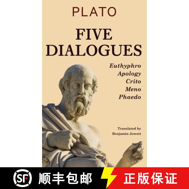 【3-4周达】Five Dialogues: Euthyphro, Apology, Crito, Meno, Phaedo [9789355228482]