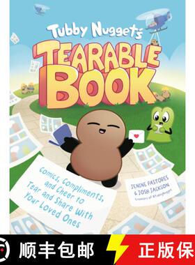 【3-4周达】Tubby Nugget's Tearable Book: Comics, Compliments, and Cheer to Tear and Share with Your L... [9780593716922]