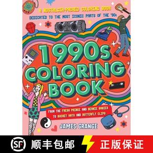 Book Most Coloring The Iconic the Nostalgia Par... Dedicated 1990s 4周达 9781646046218 Packed